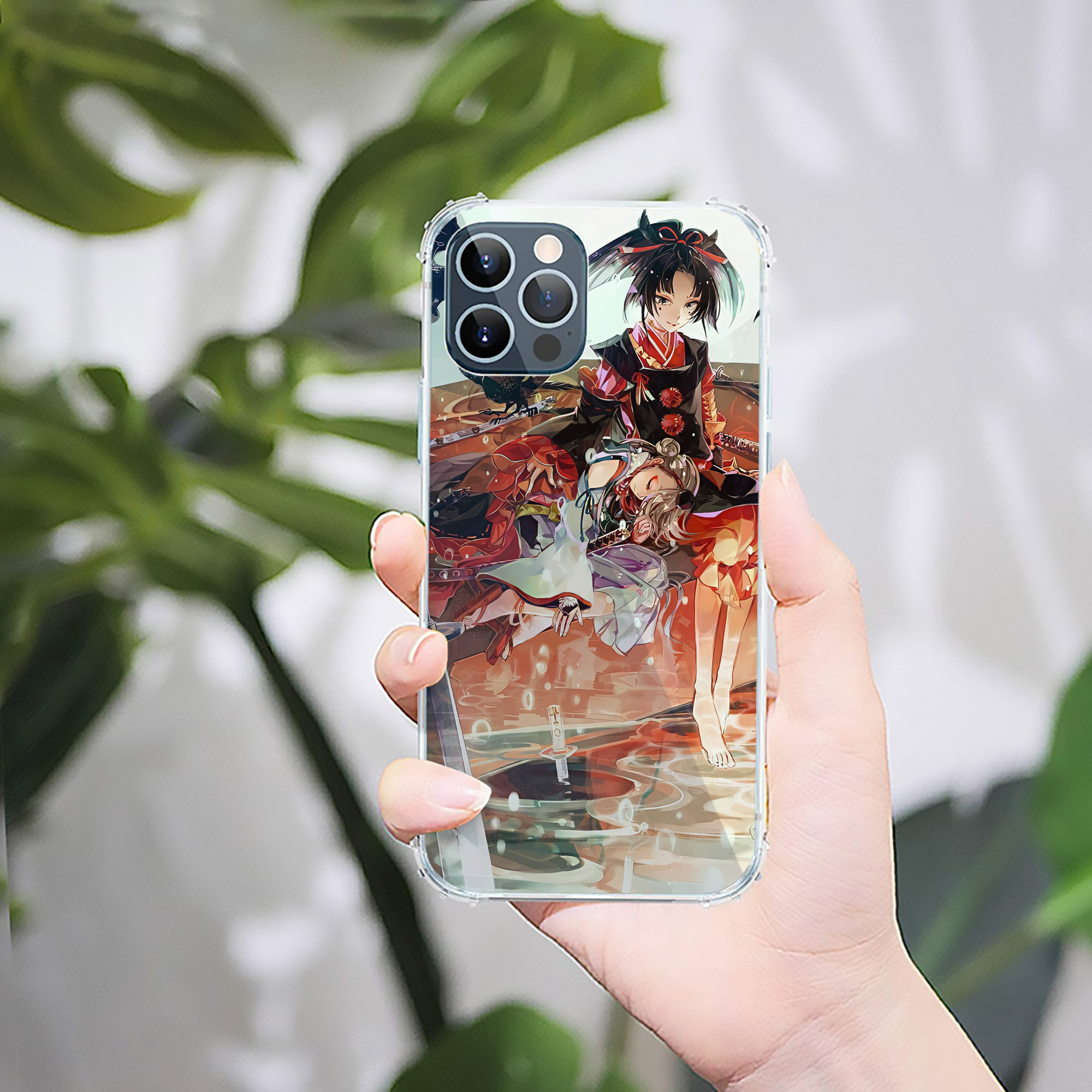 （画像用） 刀剣乱舞 Touken Ranbu 【iPhone 12シリーズ対応】透明スマホケース（クリアソフトケース）